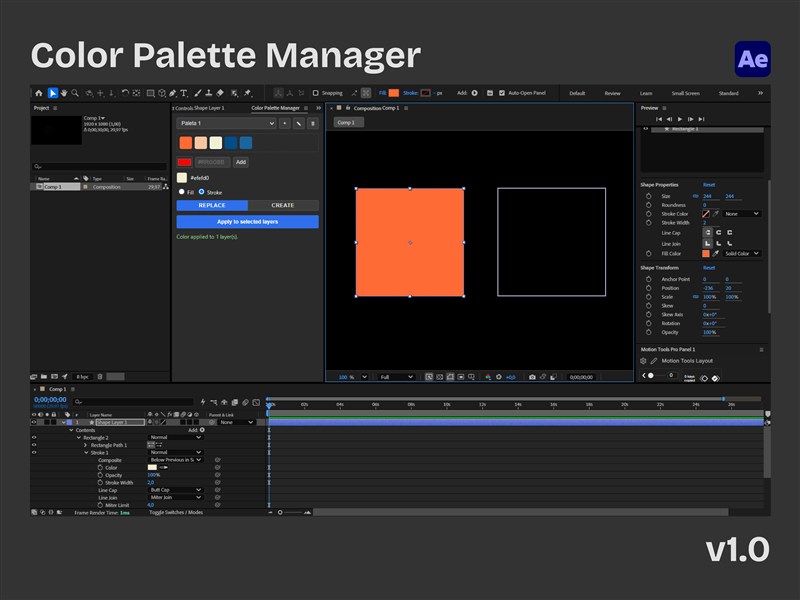 Color Palette Manager